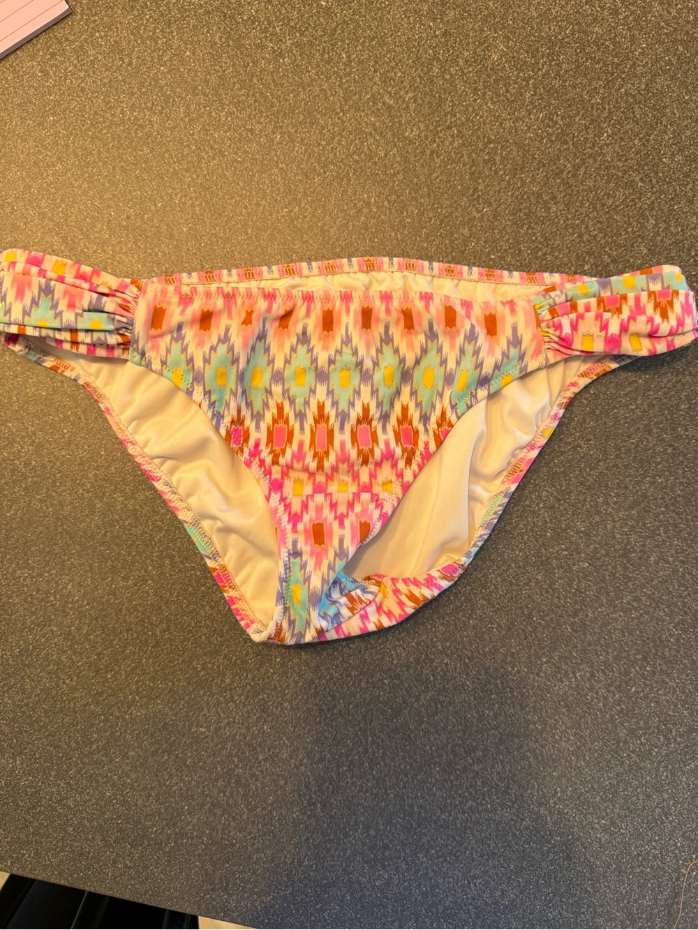 Victoria's Secret Pink Multi-Color Ikat Bikini Bottoms